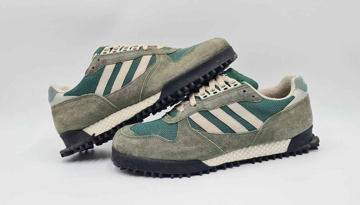 *TOP* Vintage 1994 Adidas Marathon TR 2 Grün UK 10,5 / EUR 45 1/3
