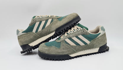 *TOP* Vintage 1994 Adidas Marathon TR 2 Grün UK 10,5 / EUR 45 1/3