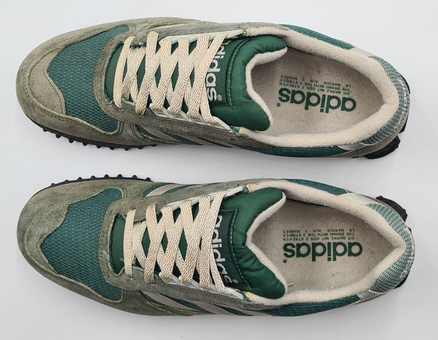 *TOP* Vintage 1994 Adidas Marathon TR 2 Grün UK 10,5 / EUR 45 1/3