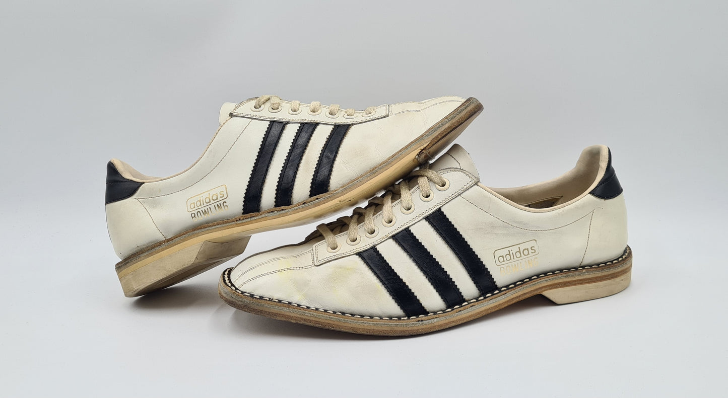 *Guter Zustand* Vintage 1970er Adidas Bowling Yugoslavia Gr. UK 8,5 / EUR 42 2/3