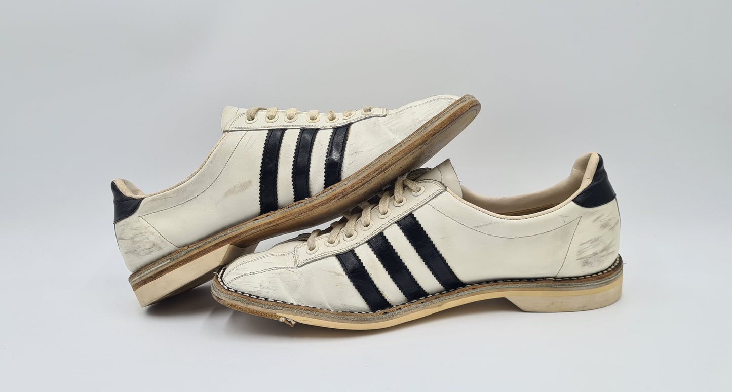 *Guter Zustand* Vintage 1970er Adidas Bowling Yugoslavia Gr. UK 8,5 / EUR 42 2/3