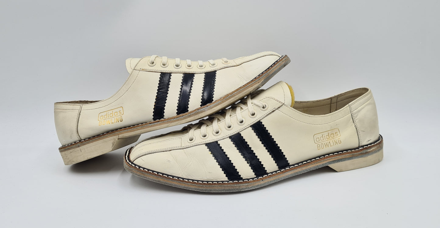 *Good Condition* Vintage 1970s Adidas Bowling Yugoslavia UK 9.5 / EUR 44