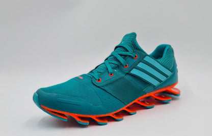 *LIKE NEW* 2015 Adidas Springblade Solyce Green Orange UK 8.5 / EUR 42 2/3