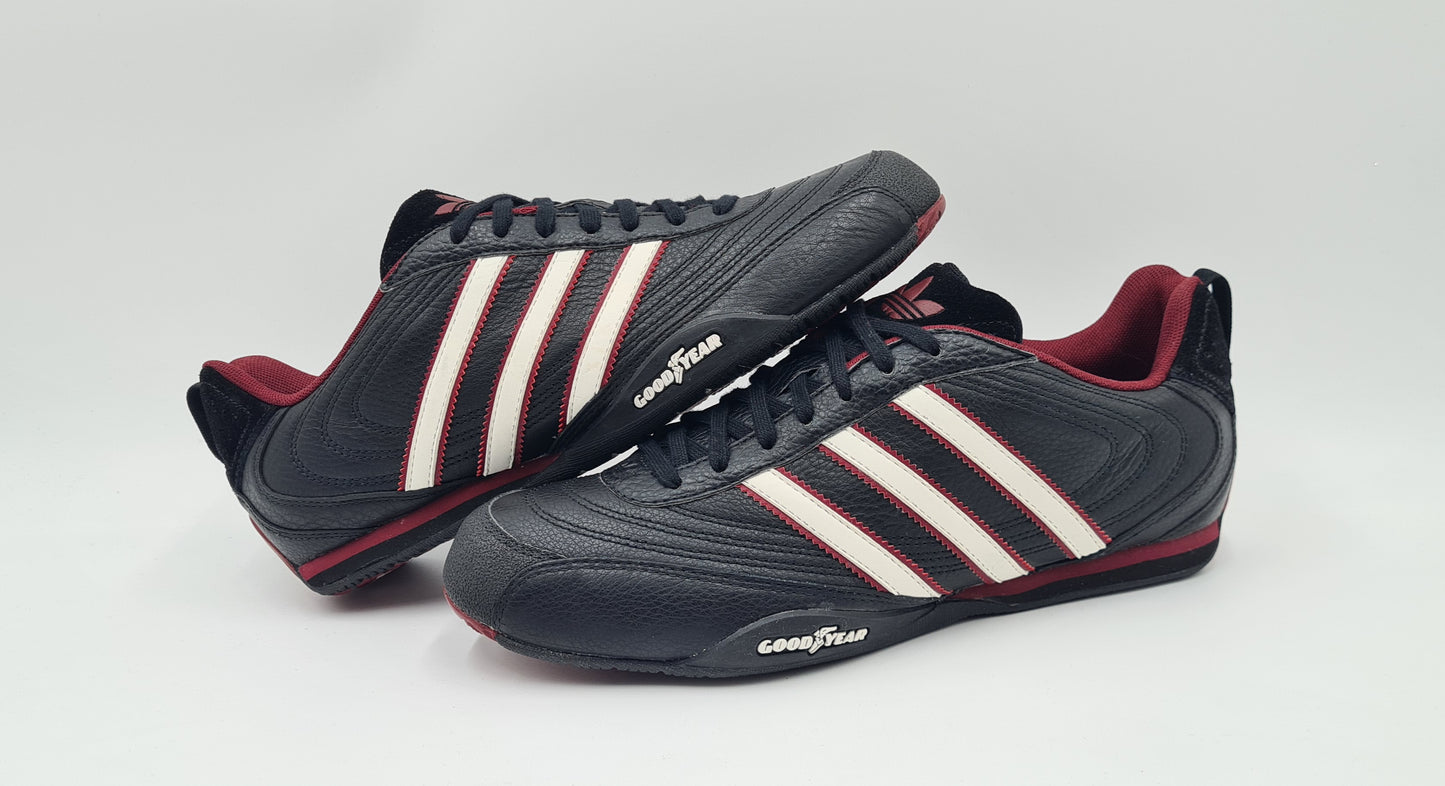 *NEU* 2007 Adidas Goodyear Street Schwarz Rot Gr. UK 8 / EUR 42