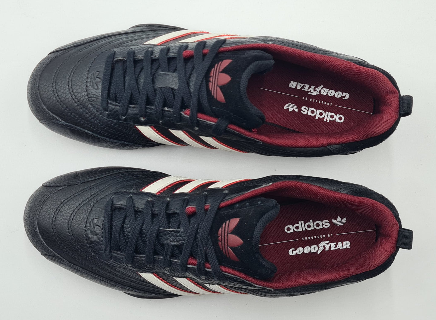 *NEU* 2007 Adidas Goodyear Street Schwarz Rot Gr. UK 8 / EUR 42