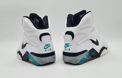 *TOP* 2012 Nike Air Force 180 Mid White Grey Emerald UK 7,5 / EUR 42