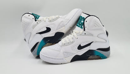 *TOP* 2012 Nike Air Force 180 Mid White Grey Emerald UK 7,5 / EUR 42