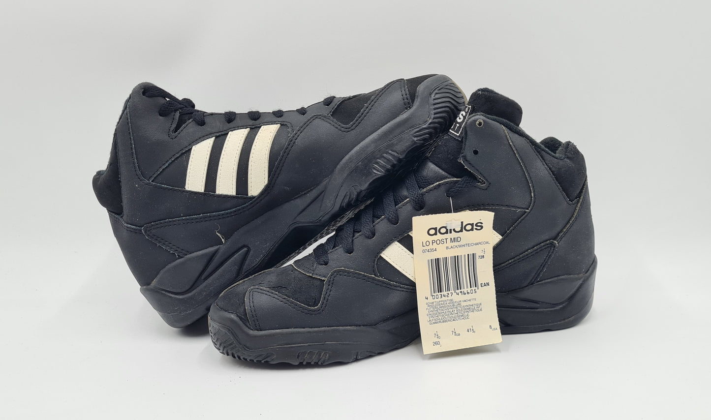 *NEW* Vintage 1995 Adidas Lo Post Basketball Shoes Korea UK 7.5 / EUR 41 1/3
