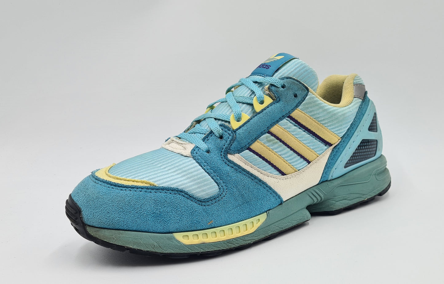 *Guter Zustand* 2022 Adidas ZX 8020 Light Aqua Gr. UK 9,5 / EUR 44