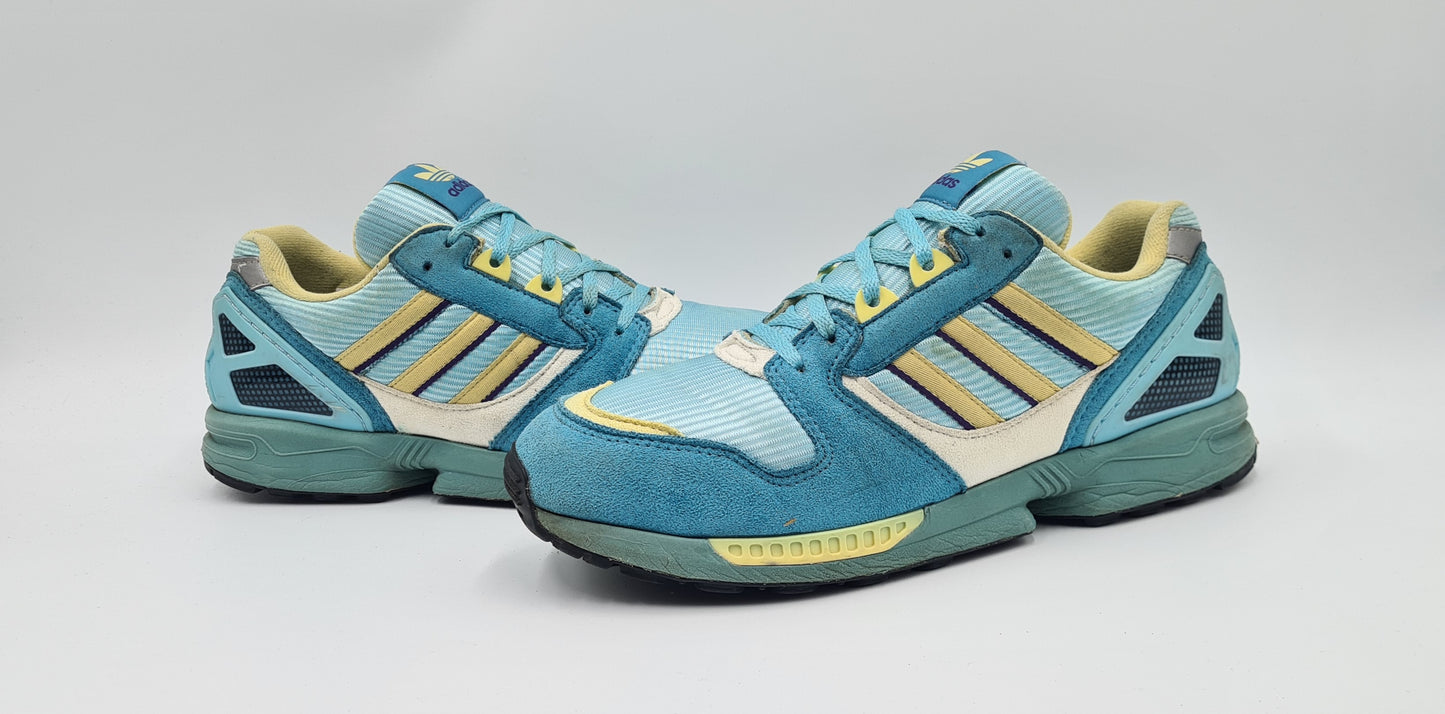 *Guter Zustand* 2022 Adidas ZX 8020 Light Aqua Gr. UK 9,5 / EUR 44