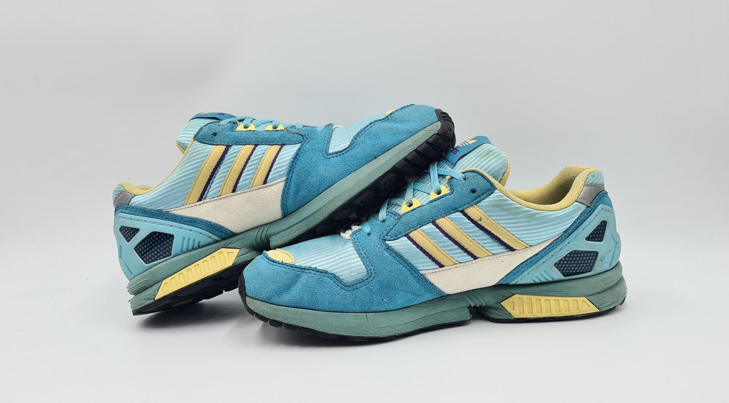 *Guter Zustand* 2022 Adidas ZX 8020 Light Aqua Gr. UK 9,5 / EUR 44