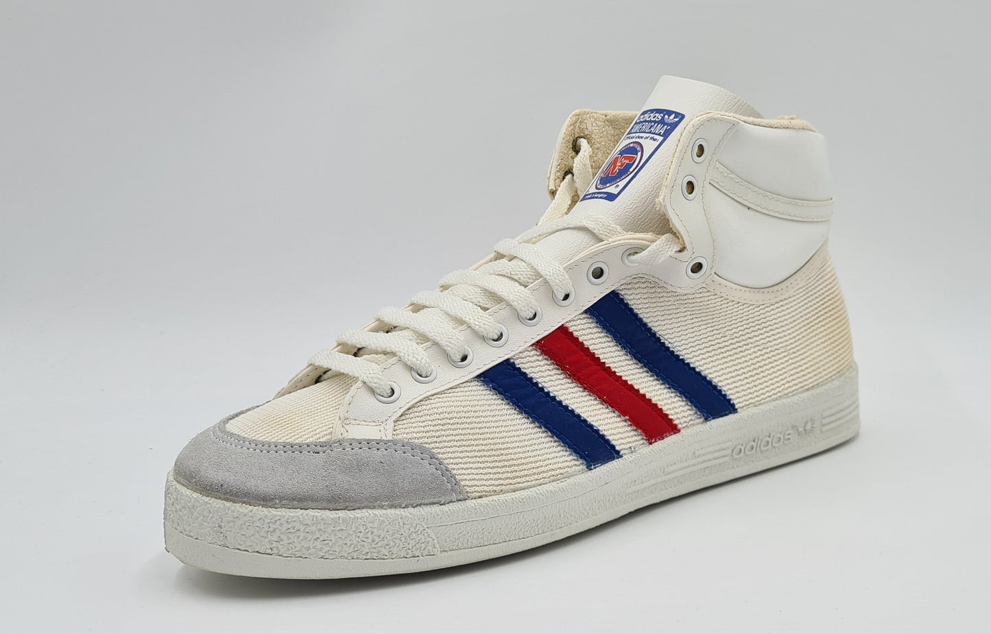 Vintage 1980er Adidas Americana Hungary UK 10 / EUR 44 2/3