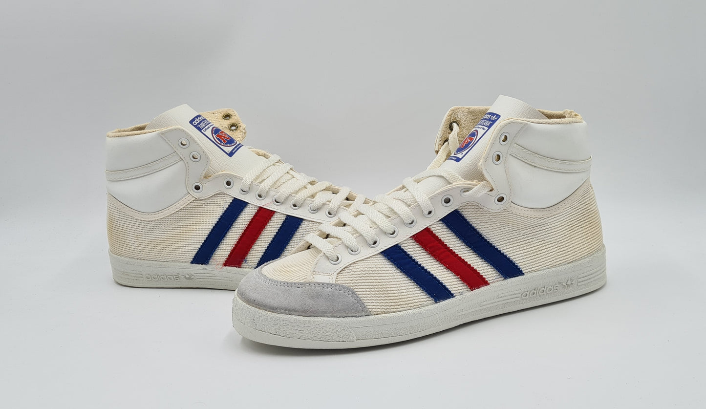 Vintage 1980er Adidas Americana Hungary UK 10 / EUR 44 2/3