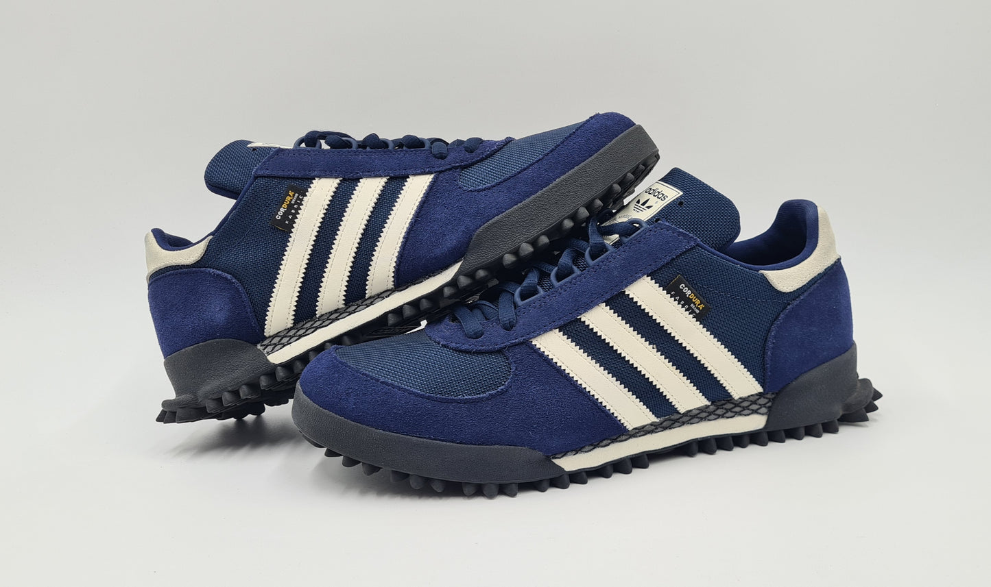 *WIE NEU* 2023 Adidas Marathon TR Cordura Dunkelblau UK 10,5 / EUR 45 1/3