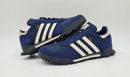 *WIE NEU* 2023 Adidas Marathon TR Cordura Dunkelblau UK 10,5 / EUR 45 1/3