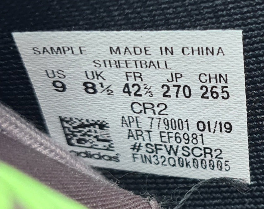 *VGC* 2019 Adidas Streetball Sample UK 8.5 / EUR 42 2/3