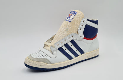 *NEW* Vintage 1980s Adidas Top Ten High Made in France UK 9 / EUR 43 1/3