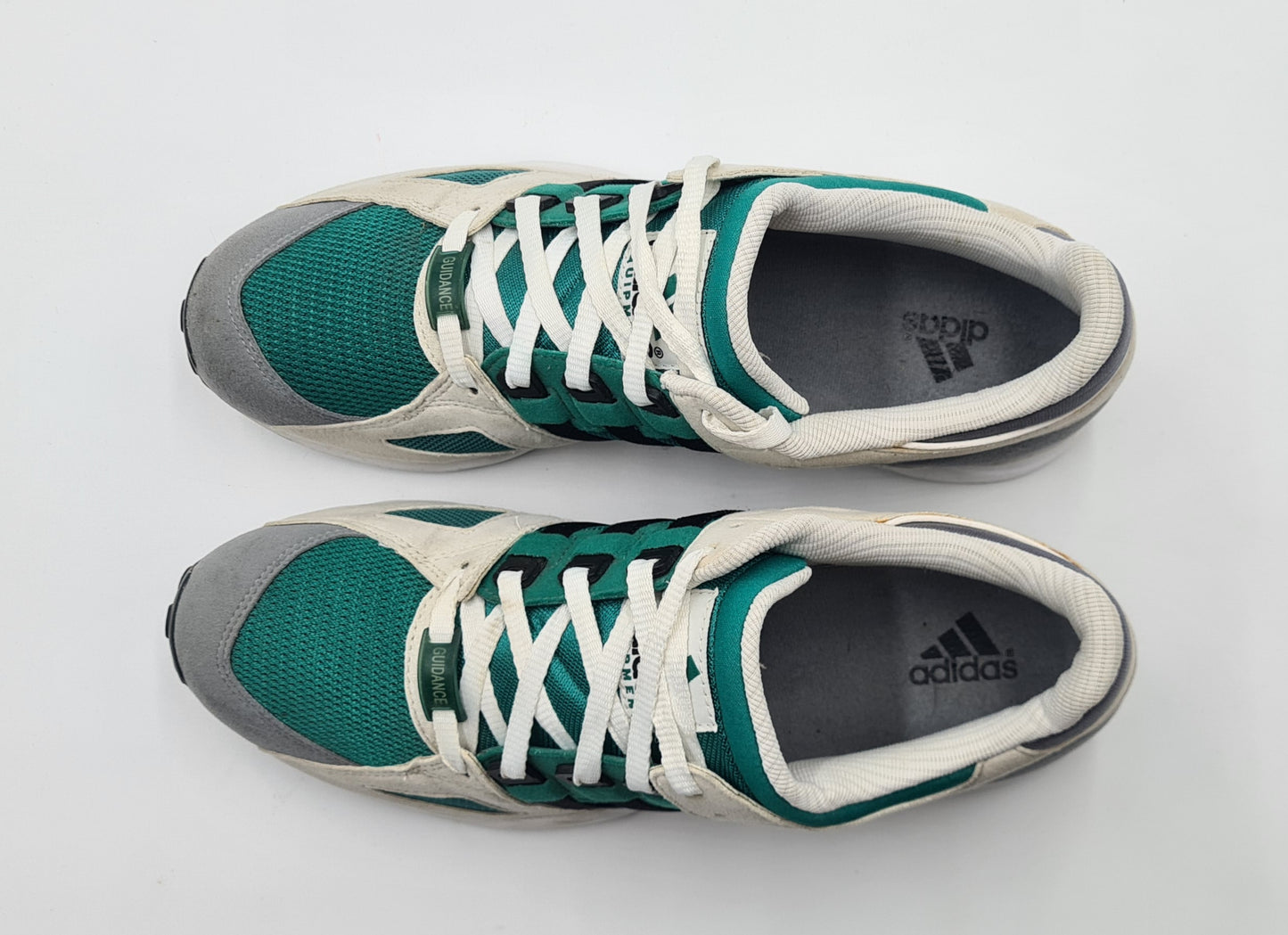 *Guter Zustand* 2014 Adidas EQT Running Guidance Grün UK 10 / EUR 44 2/3