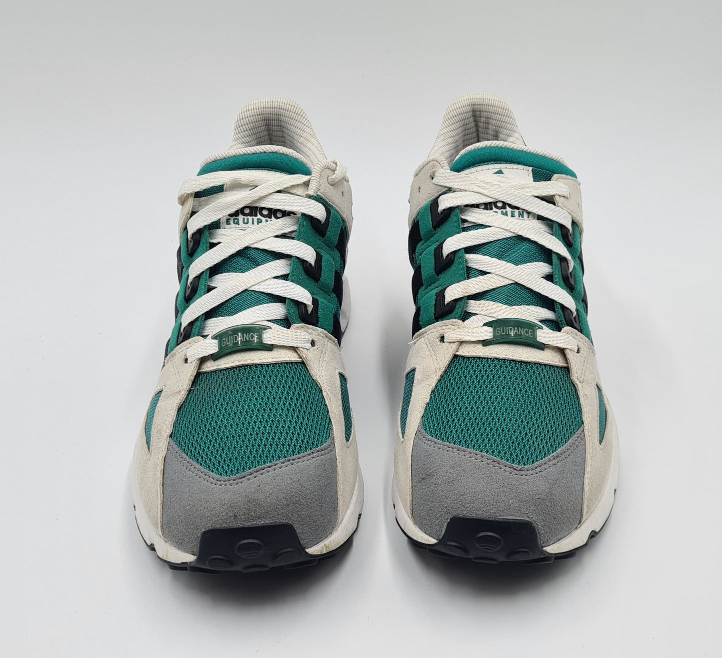 *Guter Zustand* 2014 Adidas EQT Running Guidance Grün UK 10 / EUR 44 2/3