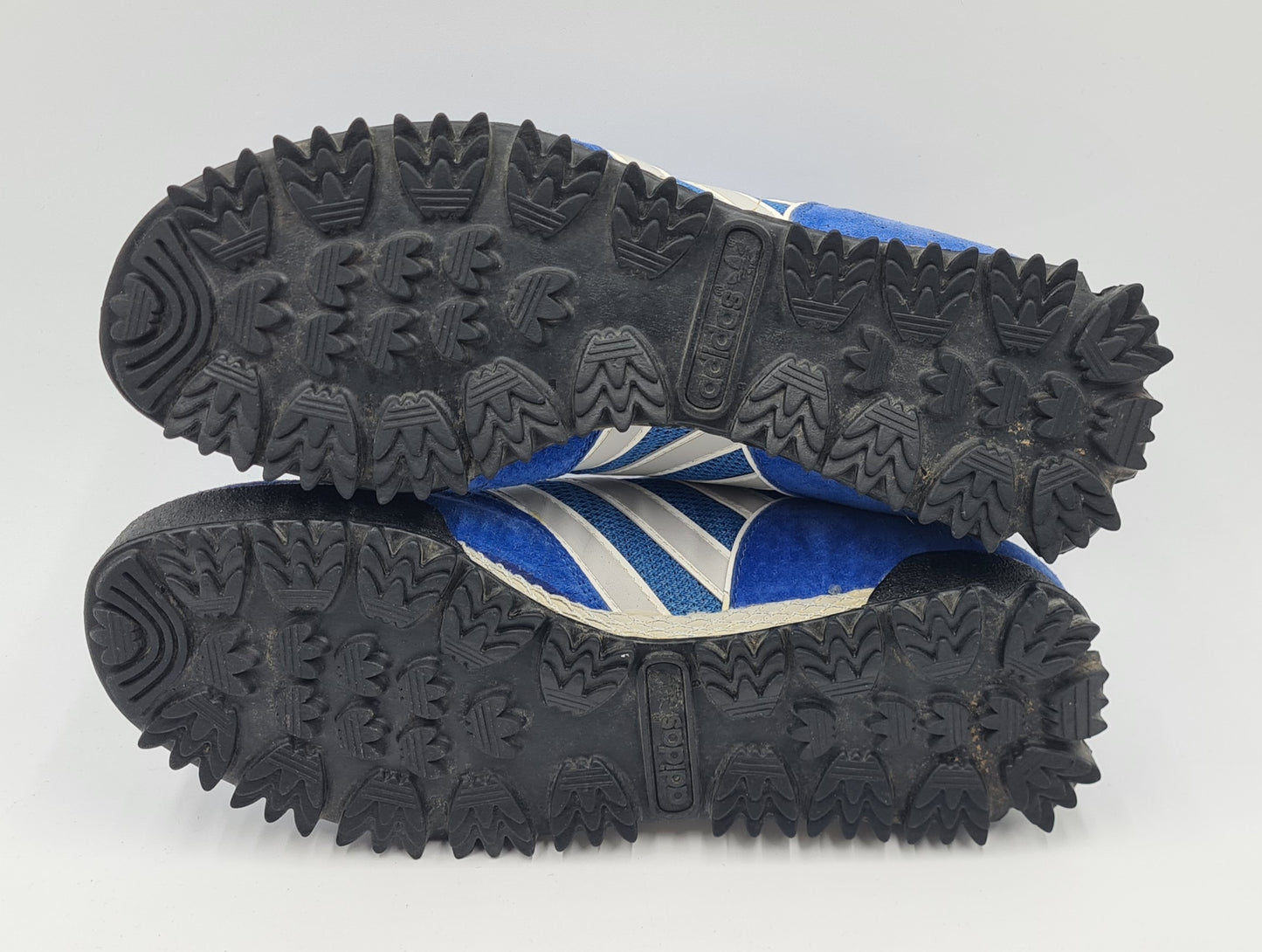 *TOP* Vintage 1980er Adidas Marathon TR Blau West Germany UK 8 / EUR 42