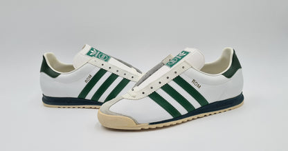 *NEW* Vintage 1980s Adidas Rom with Green Stripes UK 8.5 / EUR 42 2/3 #2
