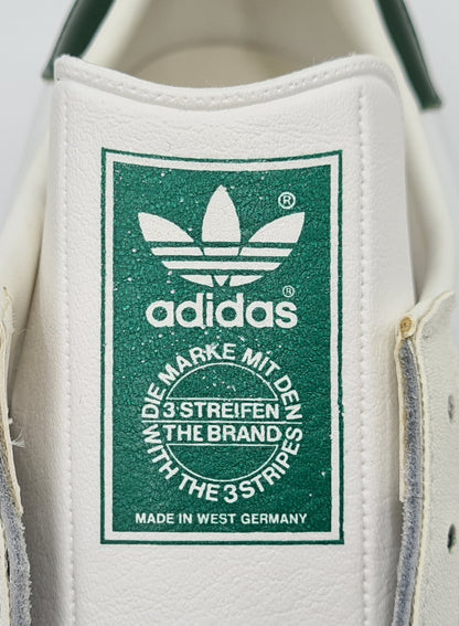 *NEW* Vintage 1980s Adidas Rom with Green Stripes UK 8.5 / EUR 42 2/3 #2