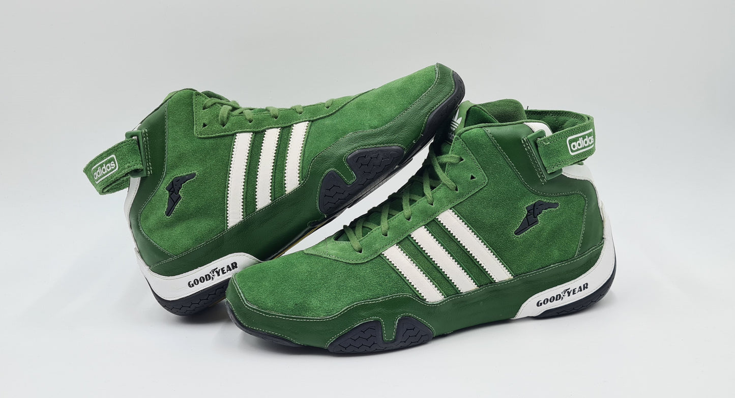 *TOP* 2004 Adidas Torsion Rascasse Hi Good Year Grün Gr. UK 9,5 / EUR 44