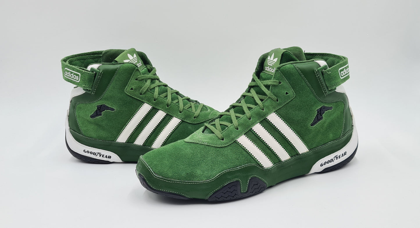 *TOP* 2004 Adidas Torsion Rascasse Hi Good Year Grün Gr. UK 9,5 / EUR 44