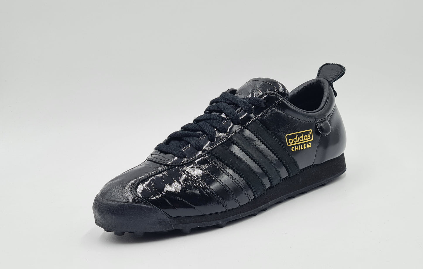 *WIE NEU* Vintage 2005 Adidas Chile 62 Schwarz UK 10 / EUR 44 2/3