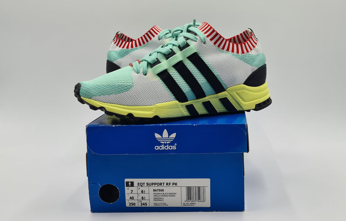 *TOP* 2017 Adidas EQT Support 93 RF PK Frozen Green Gr. UK 6,5 / EUR 40