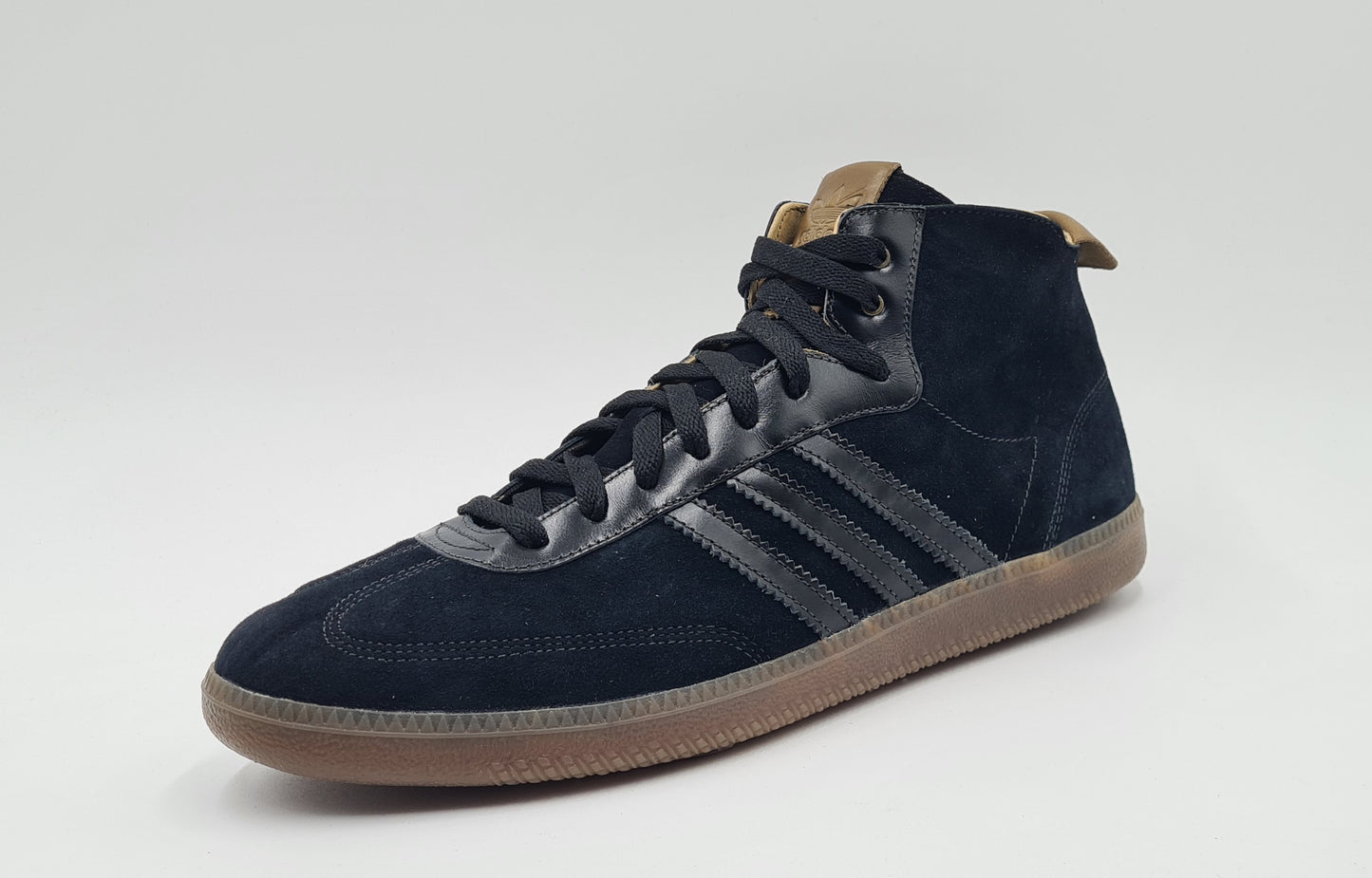 *NEW* 2010 Adidas Samba Mid Black UK 11.5 / EUR 46 2/3