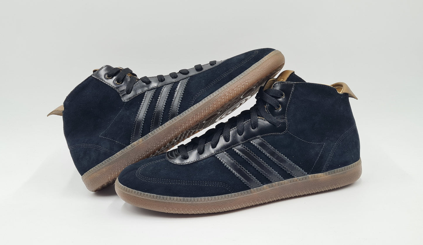 *NEW* 2010 Adidas Samba Mid Black UK 11.5 / EUR 46 2/3