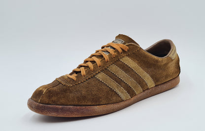 Vintage 1980s Adidas Tobacco Made in France UK 11.5 / EUR 46 2/3
