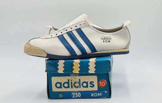 *NEU* Vintage 1960er Adidas Rom Western Germany UK 10 / EUR 44 2/3
