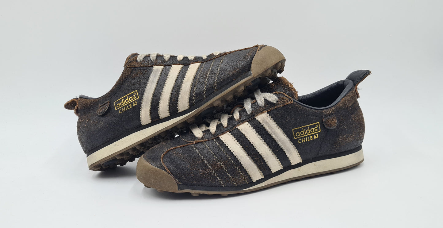Vintage 2004 Adidas Chile 62 Brown UK 10 / EUR 44 2/3