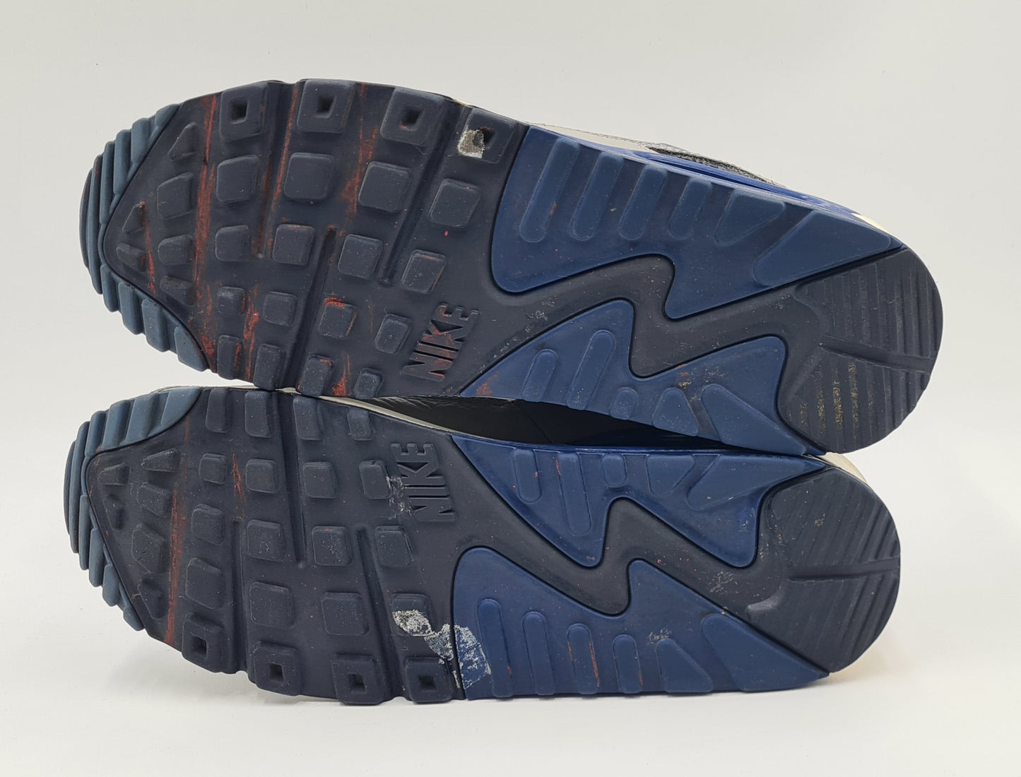 *TOP* 2014 Nike Air Max 90 Leder Gr. UK 8 / EUR 42,5