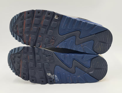 *TOP* 2014 Nike Air Max 90 Leder Gr. UK 8 / EUR 42,5