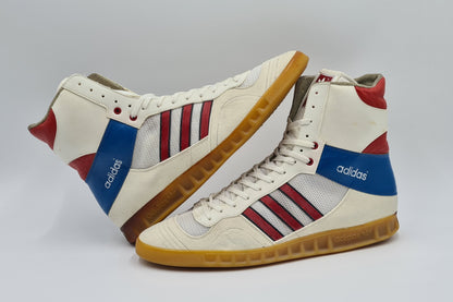 *TOP* Vintage 1980s Adidas Handball Hi West Germany UK 12.5 / EUR 48