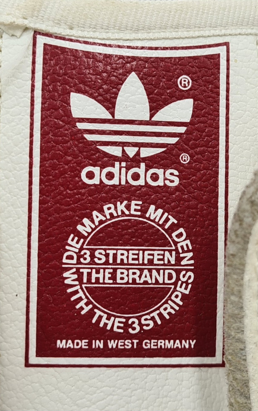 *TOP* Vintage 1980s Adidas Handball Hi West Germany UK 12.5 / EUR 48