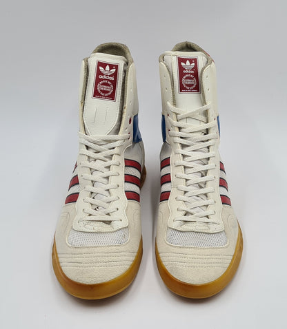 *TOP* Vintage 1980s Adidas Handball Hi West Germany UK 12.5 / EUR 48