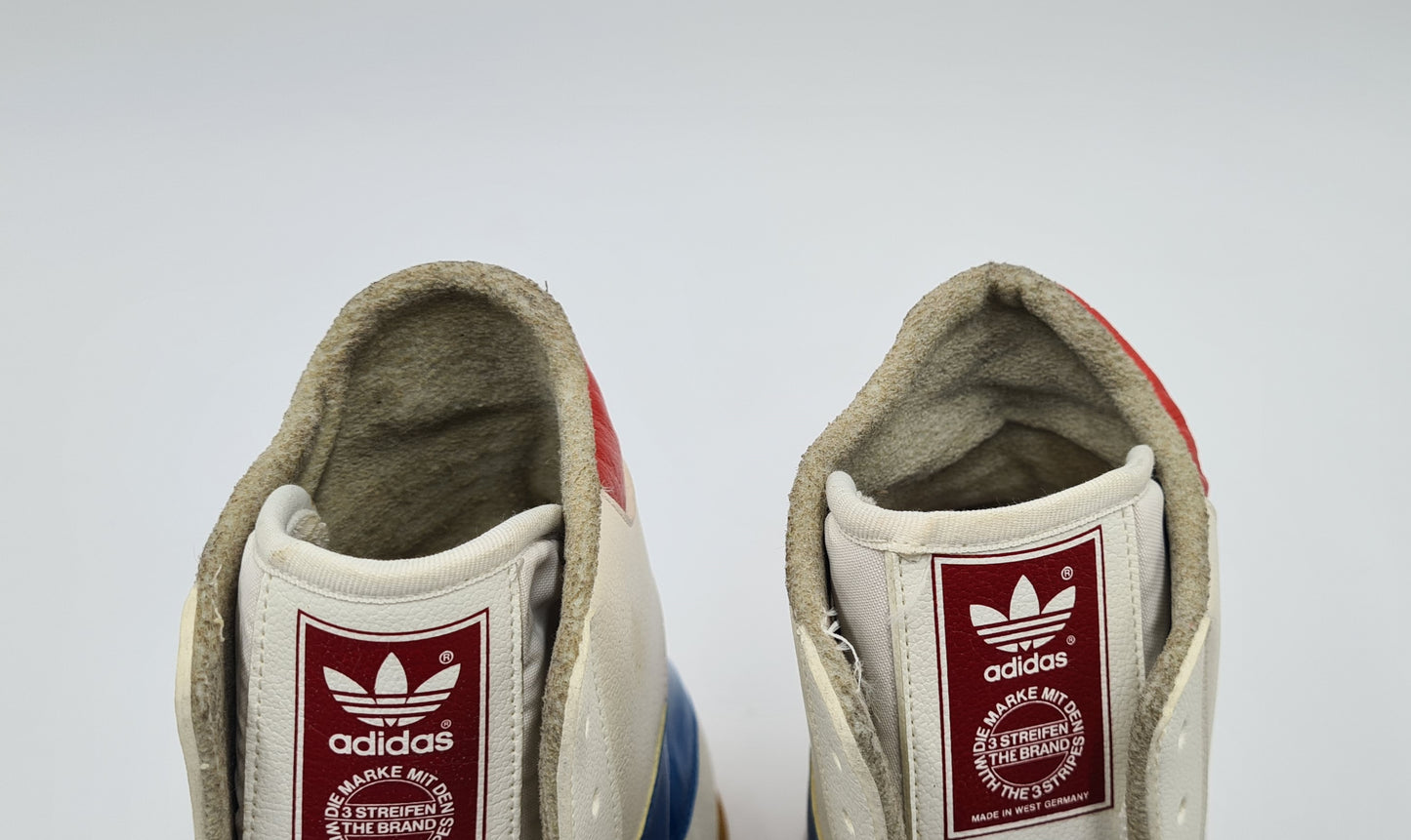 *TOP* Vintage 1980s Adidas Handball Hi West Germany UK 12.5 / EUR 48