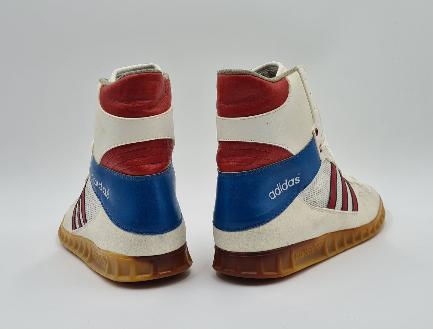 *TOP* Vintage 1980s Adidas Handball Hi West Germany UK 12.5 / EUR 48