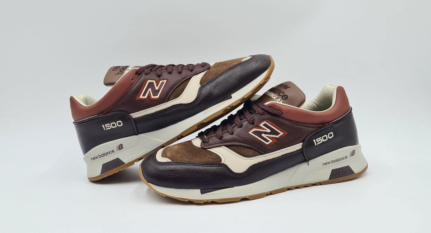 *WIE NEU* New Balance 1500 Braun Made in England Gr. UK 9 / EUR 43