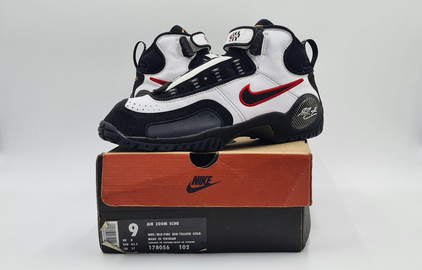*NEU* Vintage 1997 Nike Air Zoom Turf Michael Schumacher UK 8 / US 9 / EUR 42,5