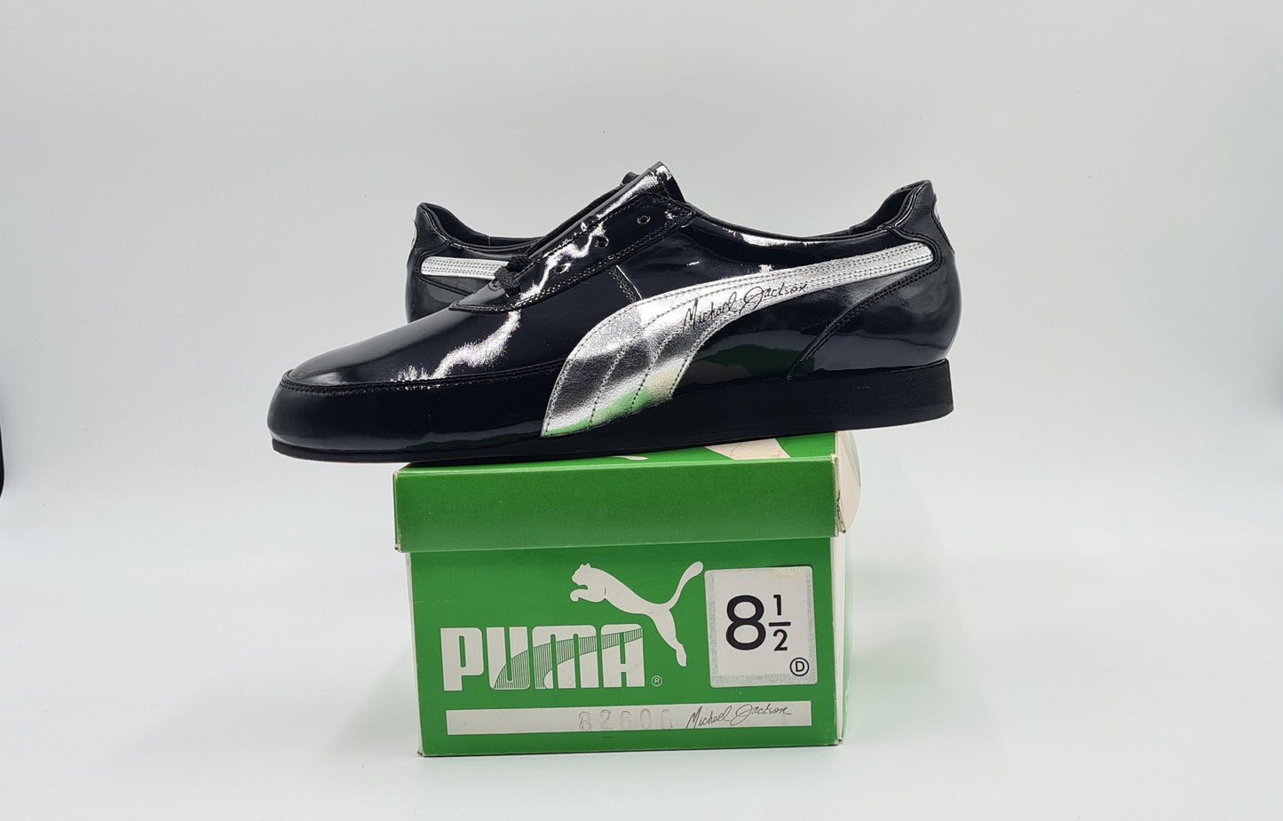 *NEW* Vintage 1980s Puma Michael Jackson Promo Shoes UK 8.5 / EUR 42.5