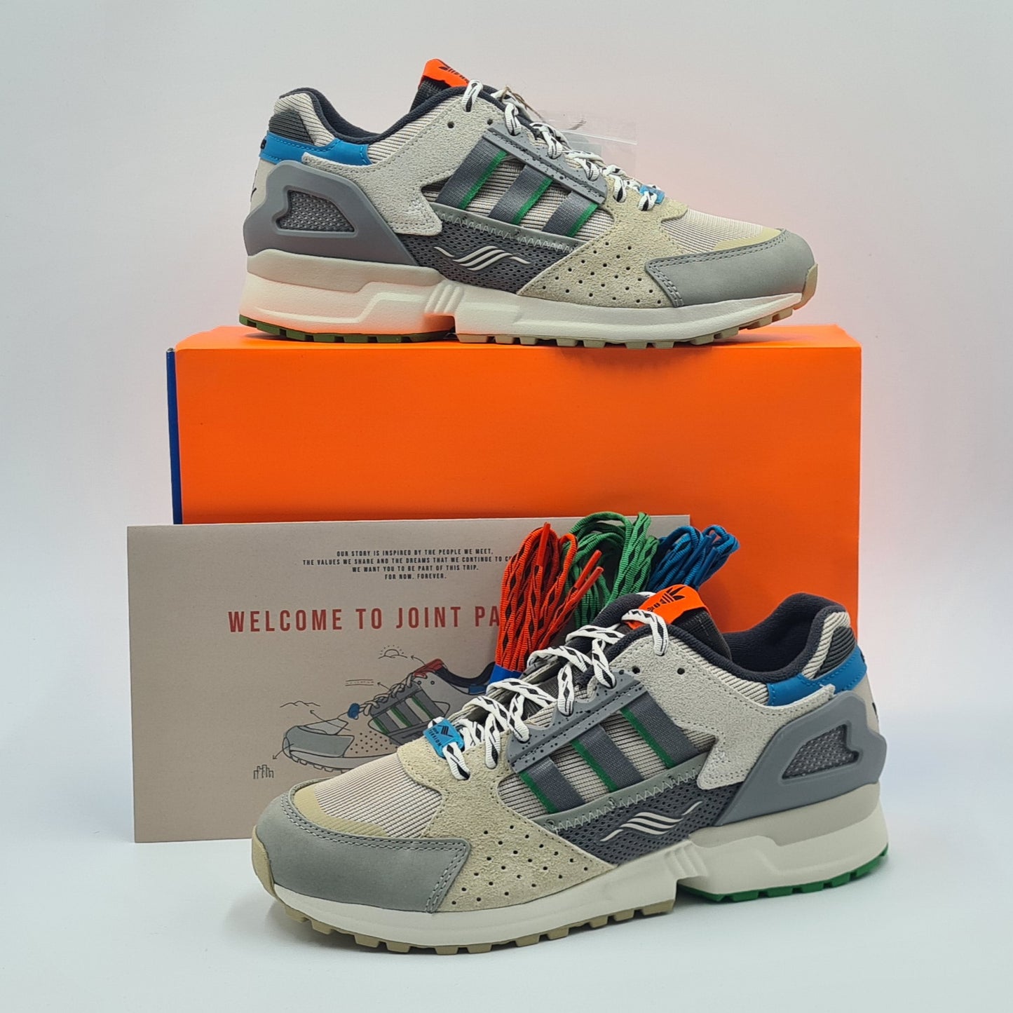 *NEU* 2021 Adidas x 43einhalb ZX 10000 Joint Path Gr. UK 8 / EUR 42