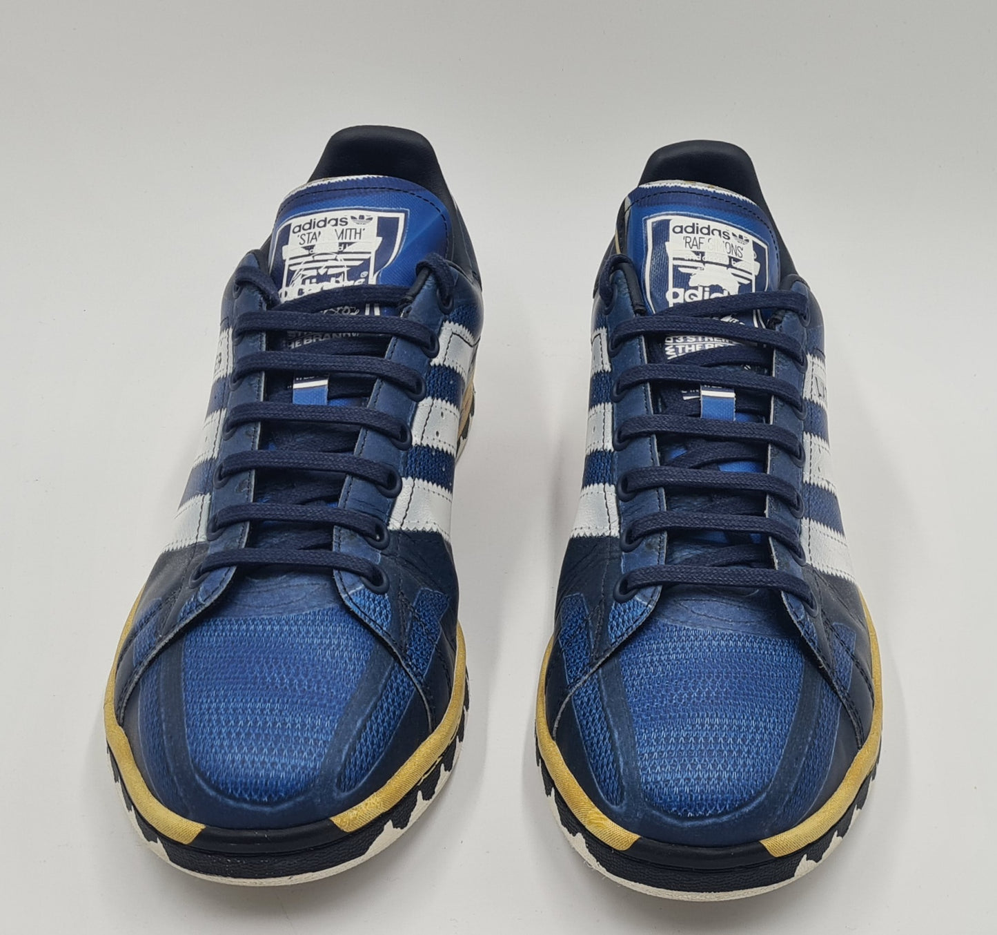 *WIE NEU* 2018 Adidas Stan Smith x Raf Simons LA Trainer Gr. UK 10,5 / EUR 45 1/3