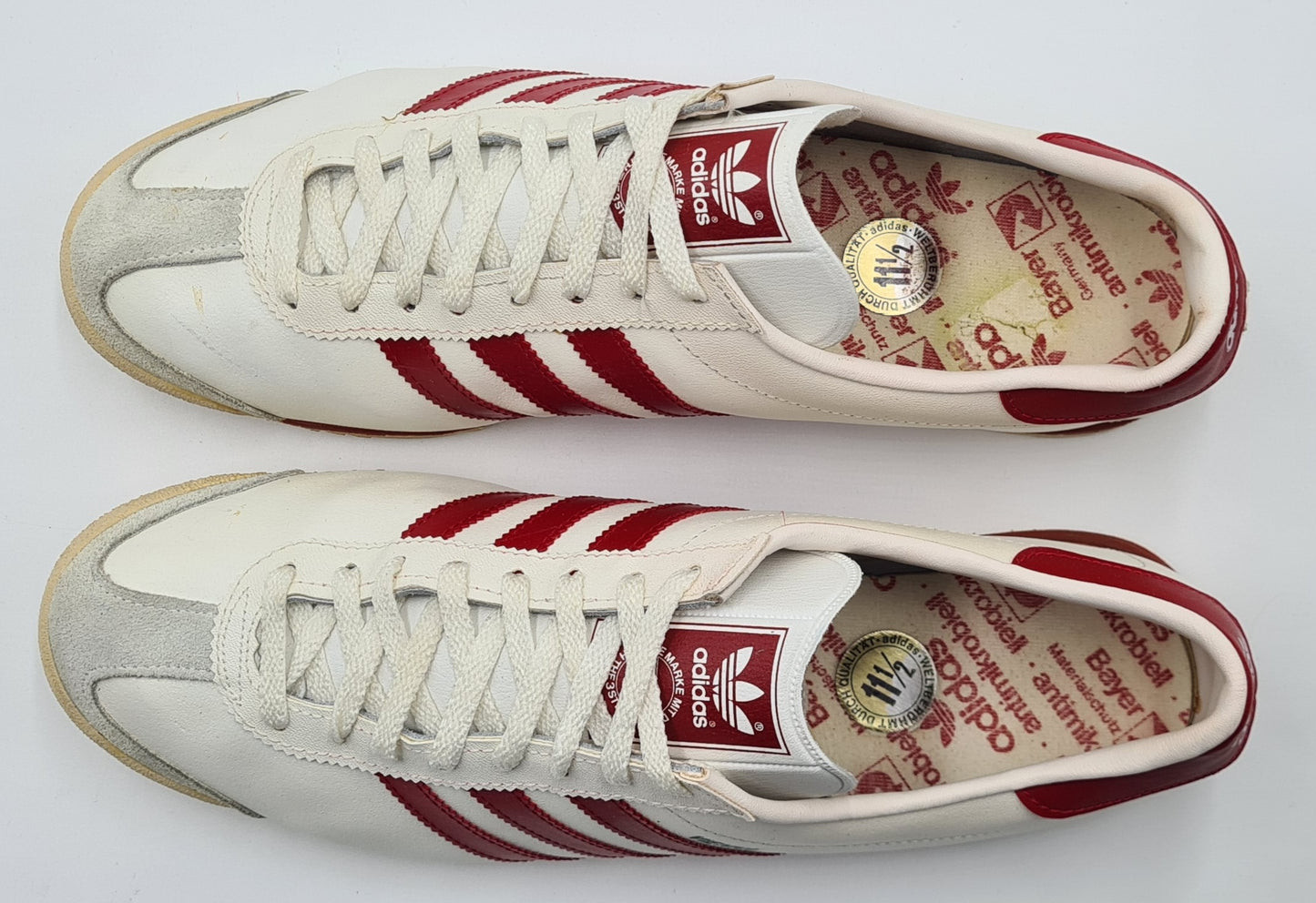 *NEW* Vintage 1980s Adidas Vienna West Germany UK 11.5 / EUR 46 2/3
