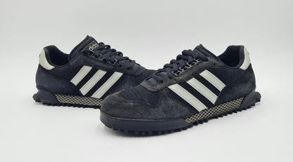 *Guter Zustand* 2001 Adidas Marathon TR Schwarz UK 9,5 / EUR 44