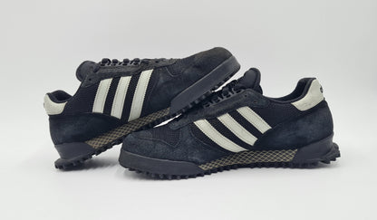 *Guter Zustand* 2001 Adidas Marathon TR Schwarz UK 9,5 / EUR 44
